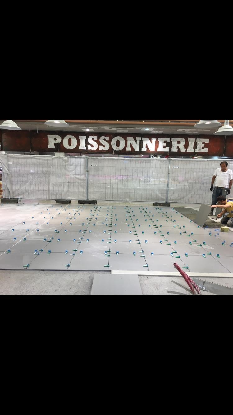 Espace commercial revêtement